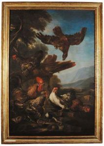 Tacchini Gallo E Galline by Angelo Maria Crivelli, Il Crivellone