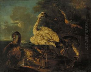 Stagno Con Volatili by Angelo Maria Crivelli, Il Crivellone