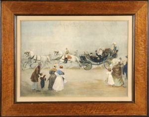 Le Passage De La Caleche by Menci Clemens Crncic