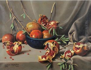 Natura Morta Con Melograni by Bruno Croatto