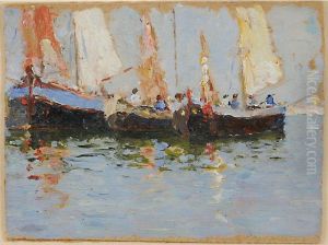Barche Di Pescatori by Ernesto Croci