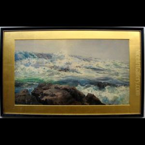 Rapids Above 3rd Sister Island Niagara by Arthur Croft
