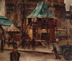 Fairground In Paris by Jos Croin