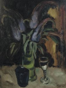 A Still Life With Flowers by Jos Croin