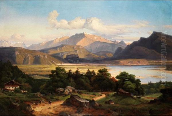 Grosse Landschaft Am Inn - view 1