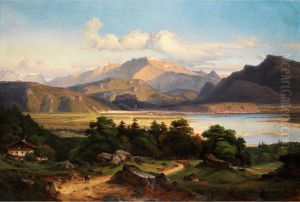 Grosse Landschaft Am Inn