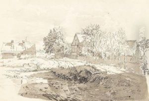 Dorf Im Harz by Georg Heinrich Croll Crola