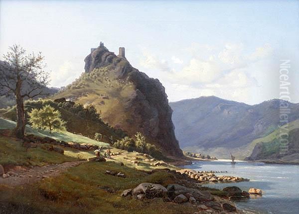 Below Strekov Castle - view 1