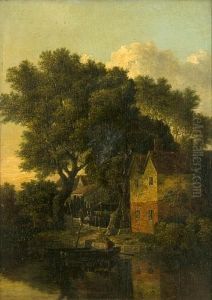Houses At Thorpe by John Berney Crome