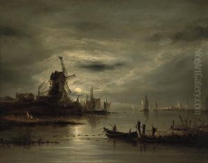 Moonlit View Near Great Yarmouth