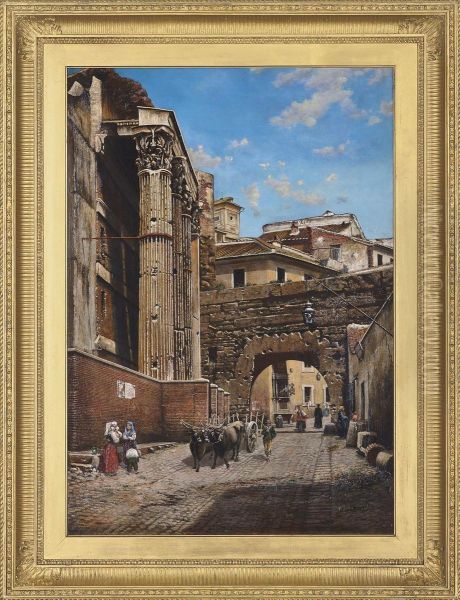 The Arch Of Pantani, Temple Of Nerva, Rome - view 1