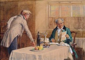 A Gentleman At Breakfast by James Shaw Crompton