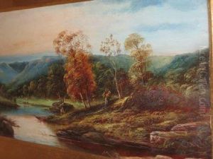 Near Bettws-y-coed, North Wales by James Shaw Crompton