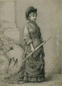 Portrait Of An Actress, New York by David Cronin