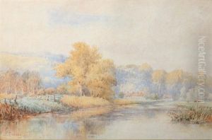 Serenity On The Pond by Jasper Francis Cropsey
