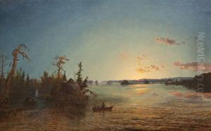 Dawn Of Morning, Lake George by Jasper Francis Cropsey