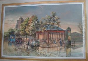 Place Marengo A St Etienne by Henry Cros