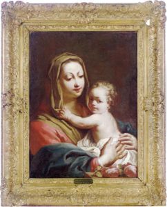 The Madonna And Child by Giovanni Battista Crosato