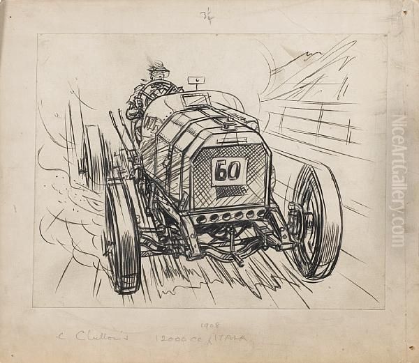 'sam Clutton's 12000cc 1908 Grand Prix Itala' - view 1