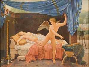 Venere E Cupido by Luigi Crosio