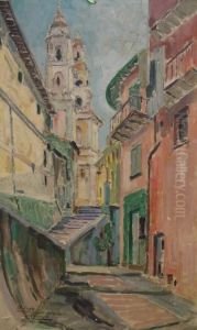 Menton, 1951 by Jules Crosnier