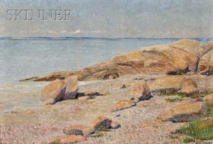 Summer View Of A Rocky Shore Summer View Of A Rocky Shore