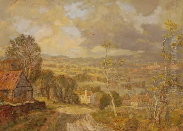 Landscape View Towards An Industrial Town - view 1