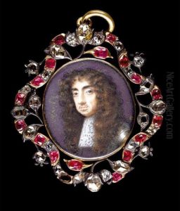 Portrait Of Charles Ii by Peter Crosse