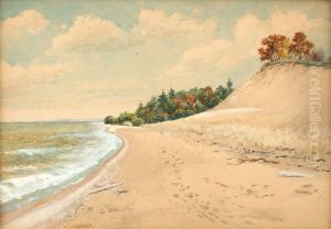Shoreline Scene by Abner Crossman