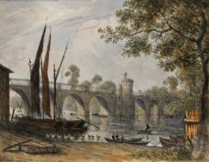 A Portfolio Of Views Of Kingston Bridge by Dr. William Crotch