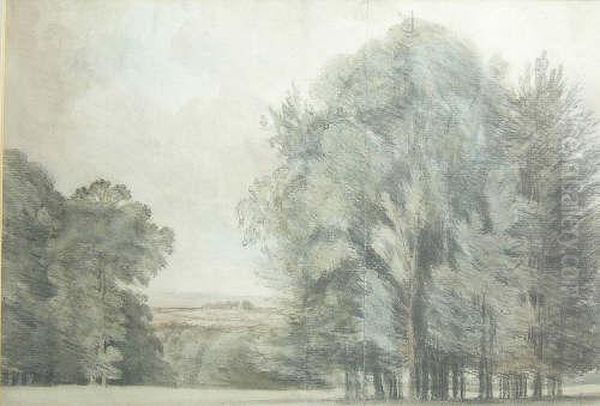 Trees In A Landscape - view 1