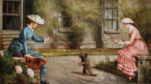 How Happy Could I Be With Either by Eyre Crowe