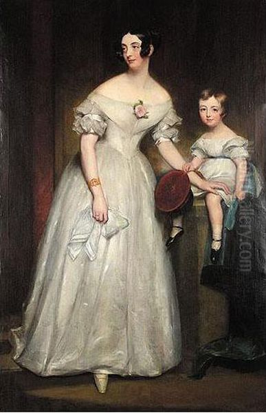 Portrait Of A Mother And Child - view 1