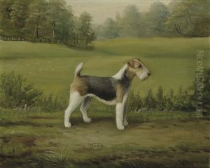 Betty, A Wire Fox Terrier by Henry Crowther
