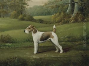 Talahina, A Wire Fox Terrier by Henry Crowther