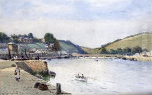 A West Country Harbour by William Edwards Croxford