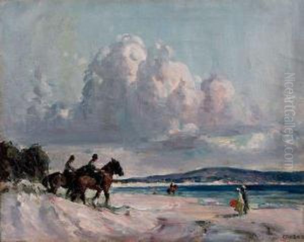 Cavaliers Sur La Plage - view 1