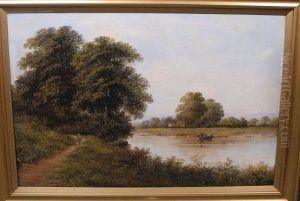 Oxford By The River Bank by George Crozier