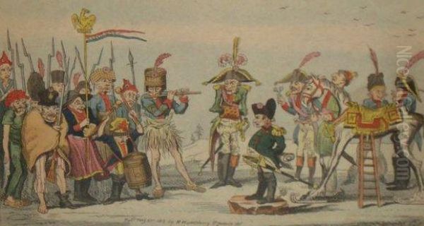 Review Of The French Troops On Their Returning March Through Smolensko - view 1