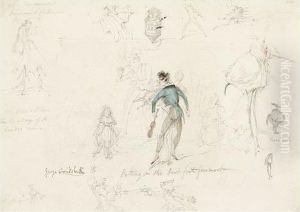 Putting The Best Foot Foremost by George Cruickshank