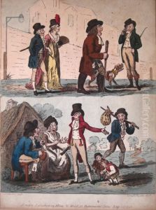 Londoner In The Country' by Isaac Cruikshank