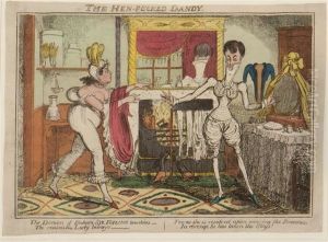The Hen-pecked Dandy by I. Robert and George Cruikshank