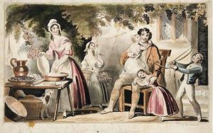 The Happy Father by I. Robert and George Cruikshank