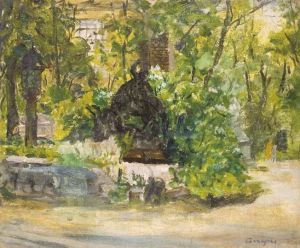 Parkreszlet by Istvan Cserepes
