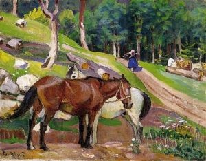 On The Forest Fringe In Nagybanya by Jeno Csuk