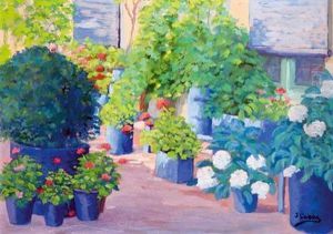 Macetas En El Patio by Jose Cubas Martin