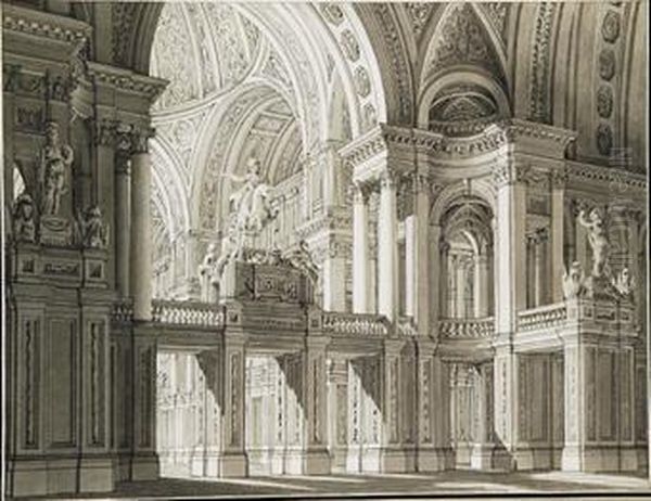 Interior De Un Templo Romano - view 1