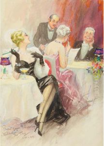 Hors D'oeuvre (chez Fouquet) by Edward Alfred Cucuel