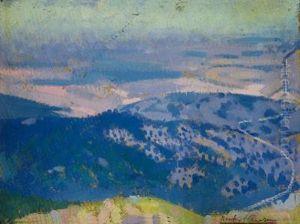Paisaje Azul by Andres Cuervo Herrero