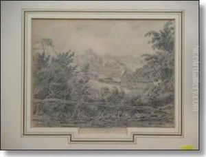 "part Of Richmond, York's" And "part Of Richmond Castle, Yorkshire" by George, the Younger Cuitt